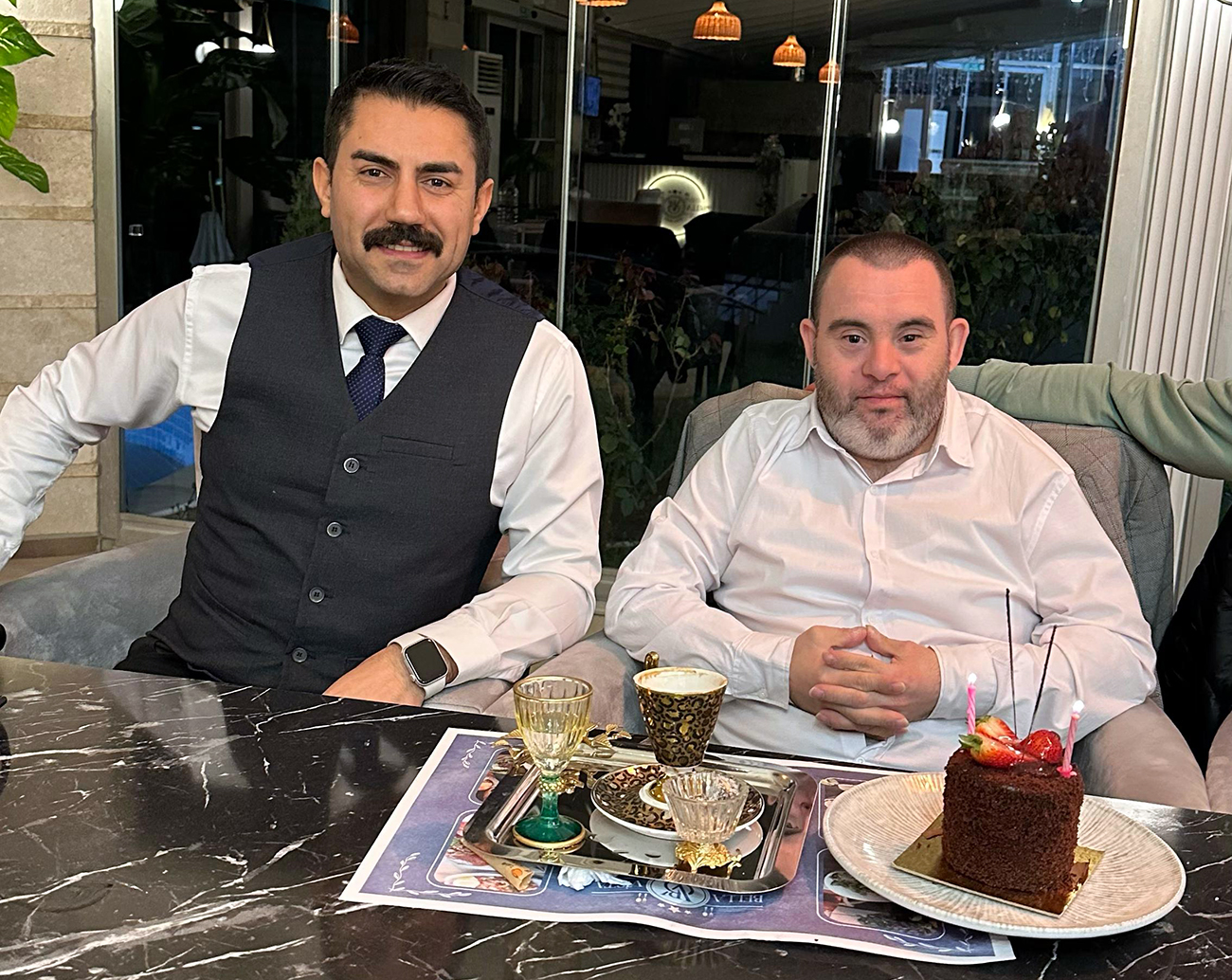 Down sendromlu Ümit’e pastalı sürpriz