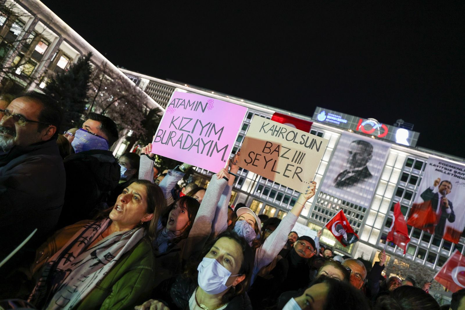 Saraçhane'de son miting