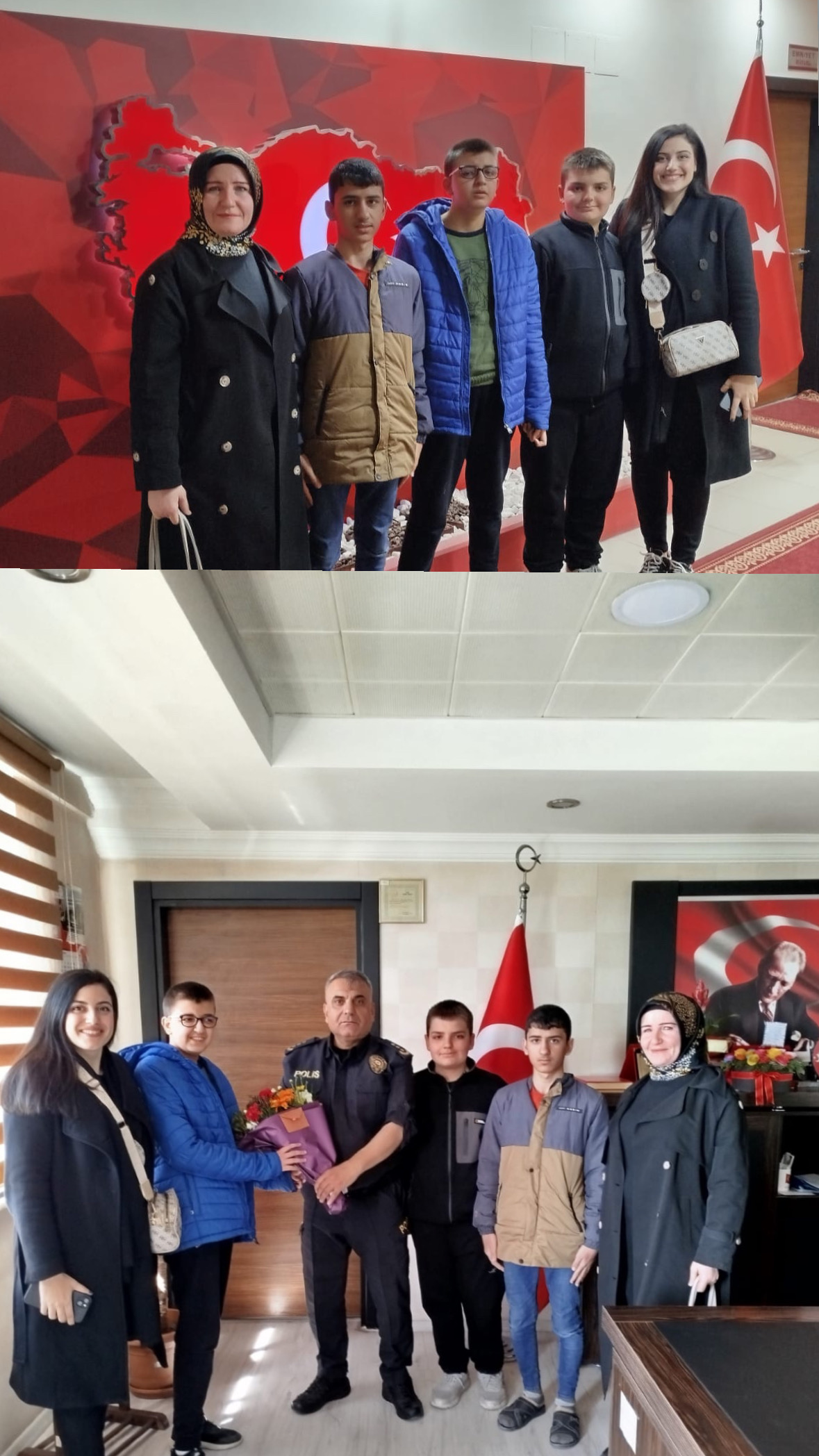 Turgutlu’da özel öğrencilerden Polis Haftası’nda Anlamlı Ziyaret