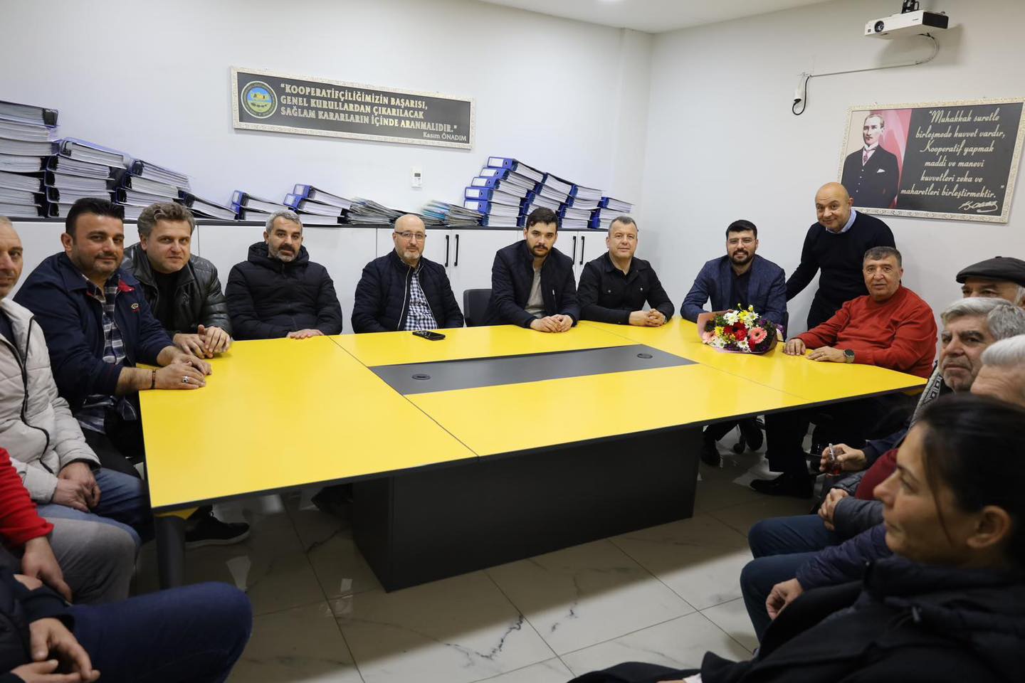 Ak Parti yönetiminden Baki’ye tebrik ziyareti
