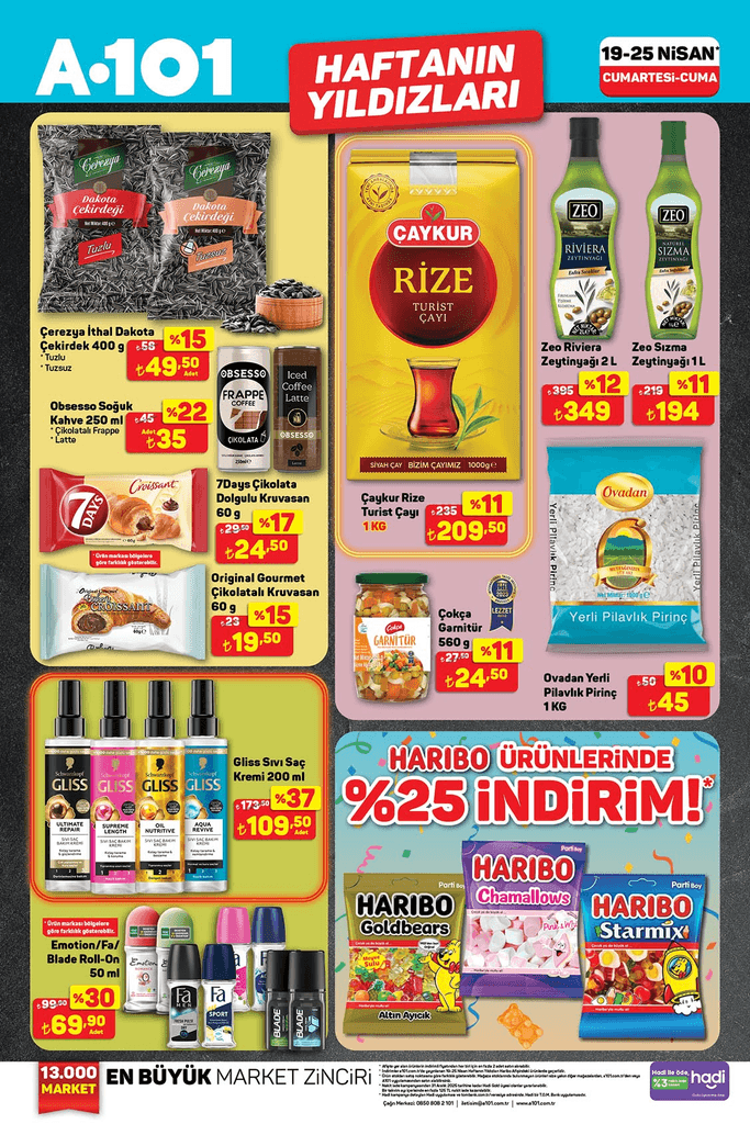 A101'de ''Haftanın Yıldızları'' paylaşıldı