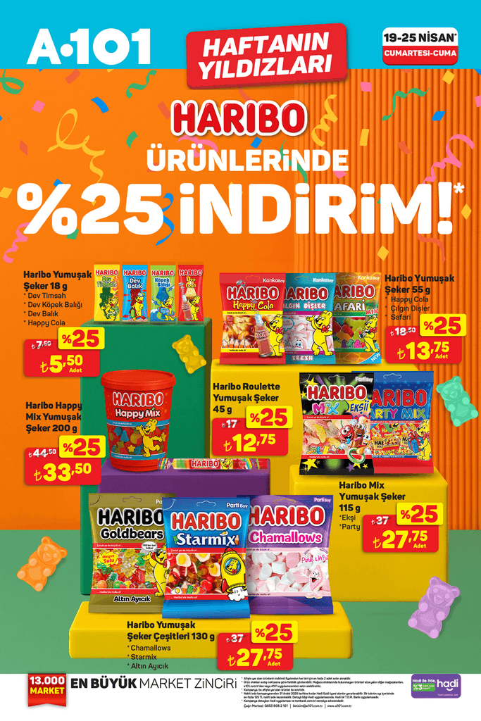 A101'de ''Haftanın Yıldızları'' paylaşıldı