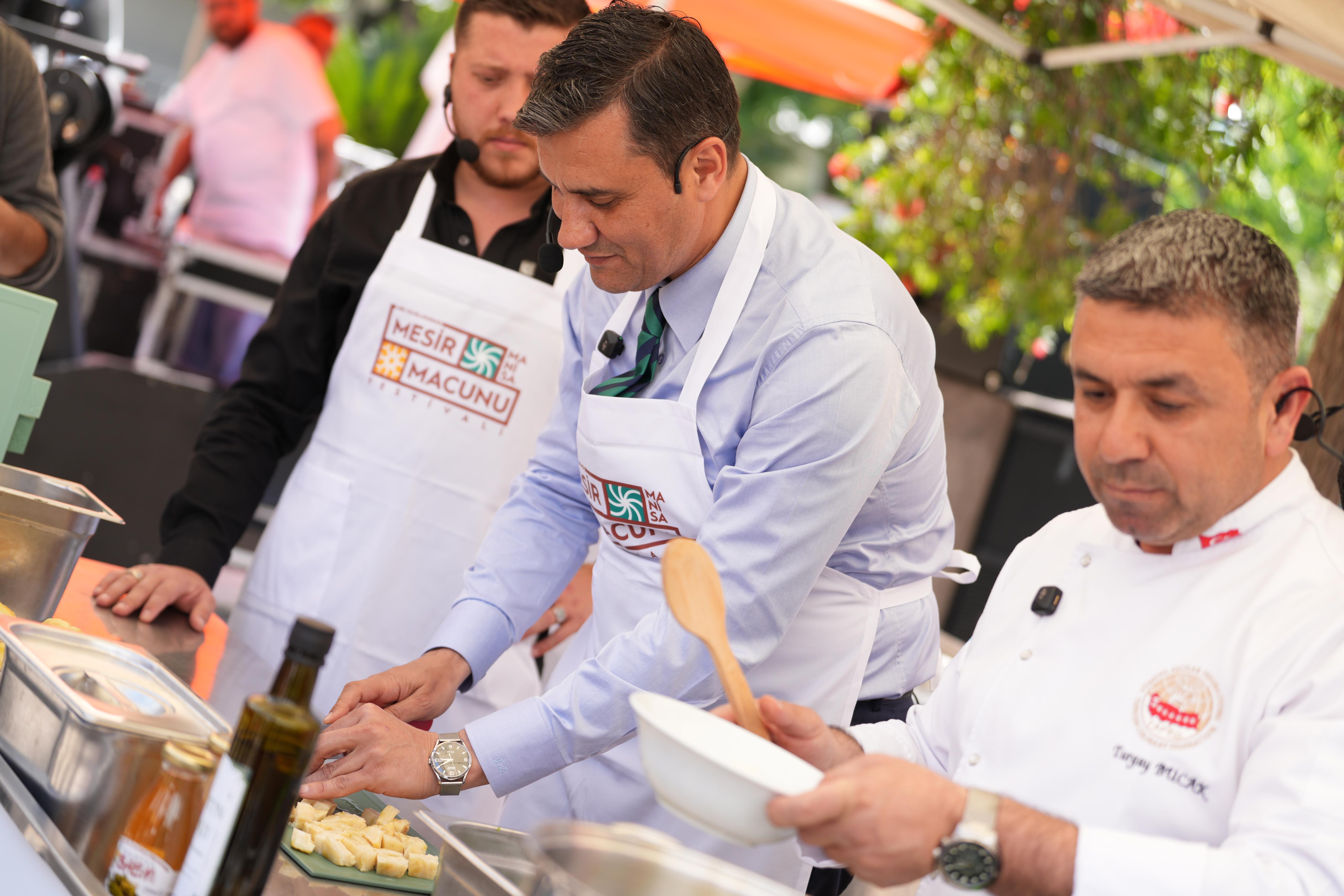 Gastronomi Panayırı’nda Başkan Zeyrek’ten “Enginarlı Mesirli Bahar Pilavı”