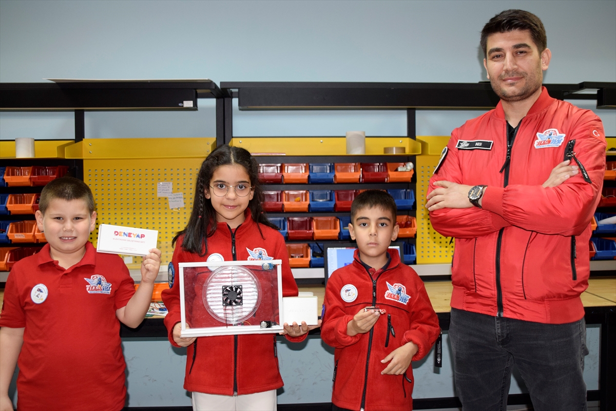 TEKNOFEST'in Turgutlulu minik finalistleri Kıbrıs'taki yarışmaya hazırlanıyor