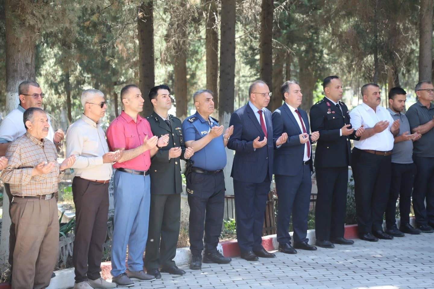 Turgutlu’da bayramlaşma töreni düzenlendi