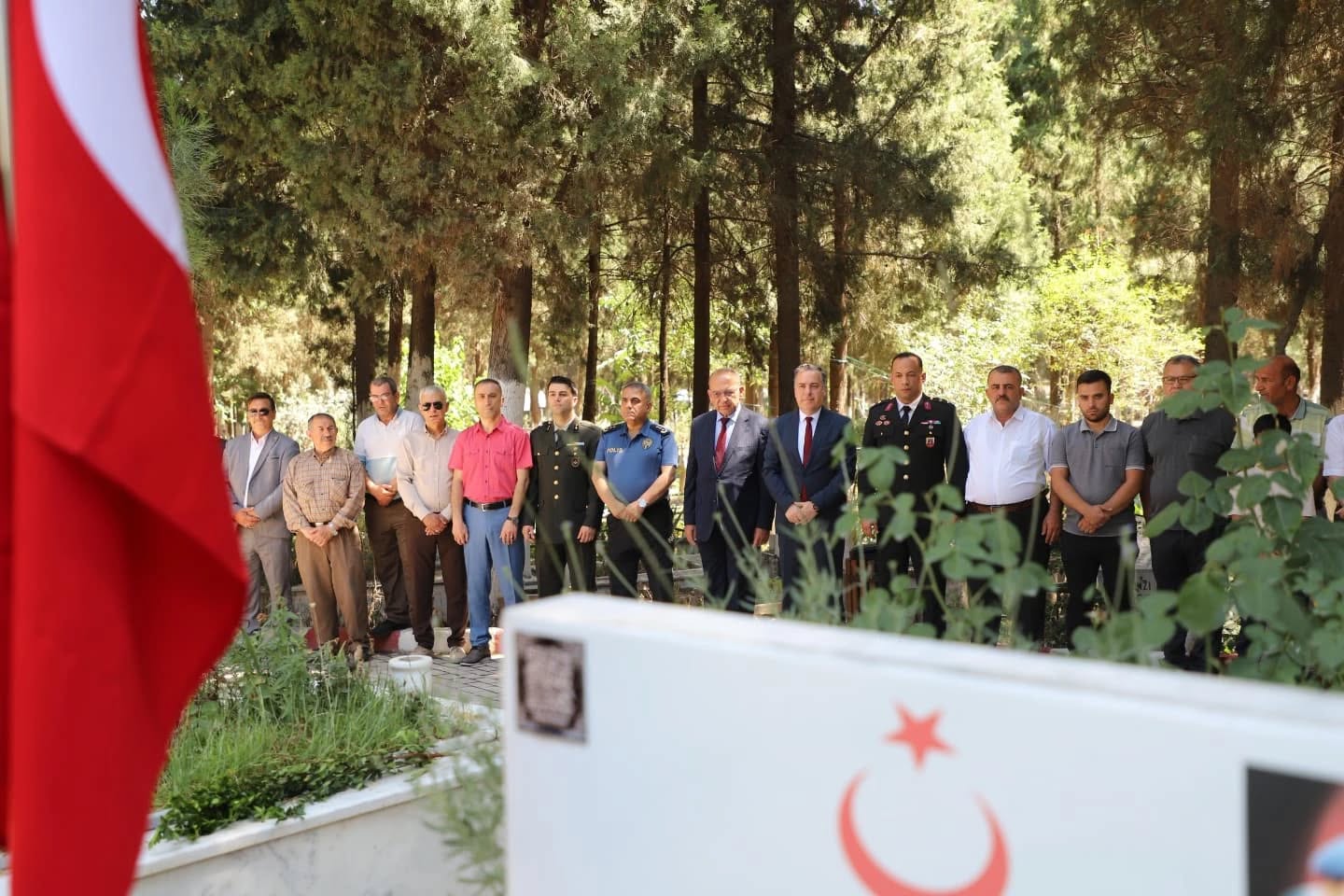 Turgutlu’da bayramlaşma töreni düzenlendi