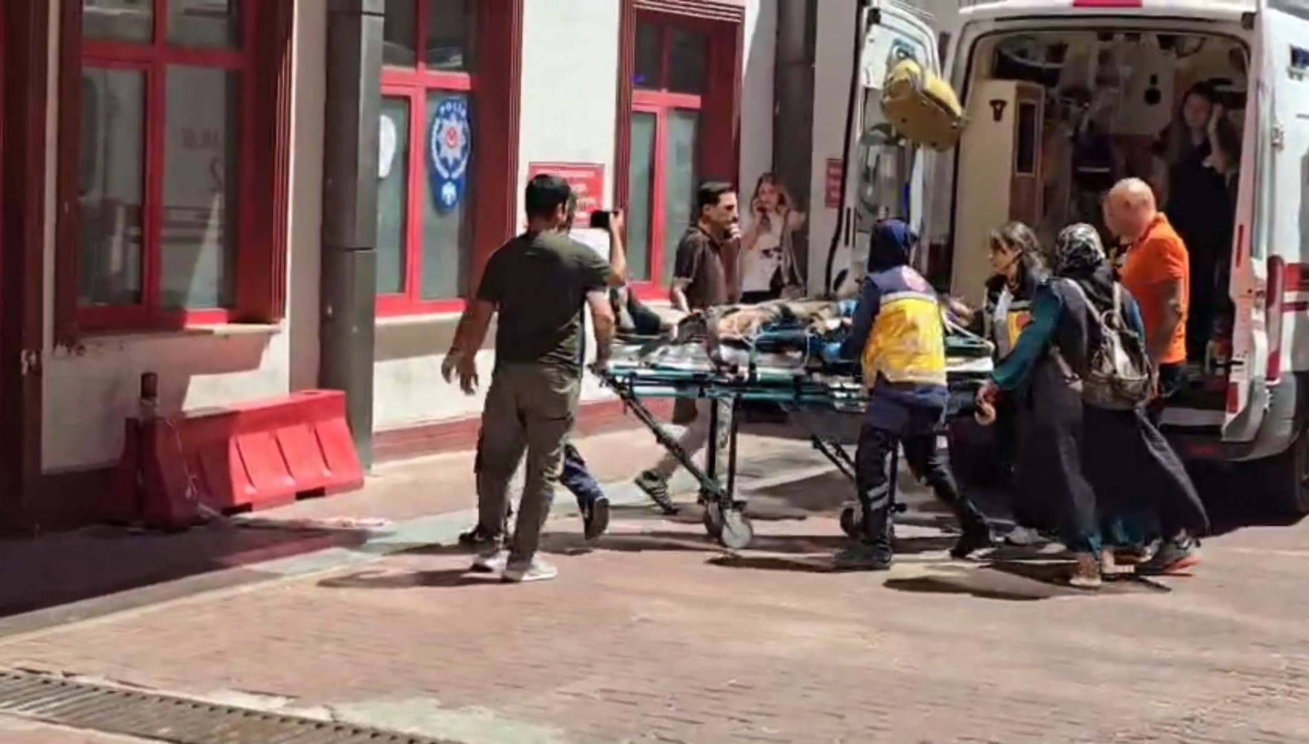 Madende gazdan etkilenen 5 işçi tedavi altına alındı