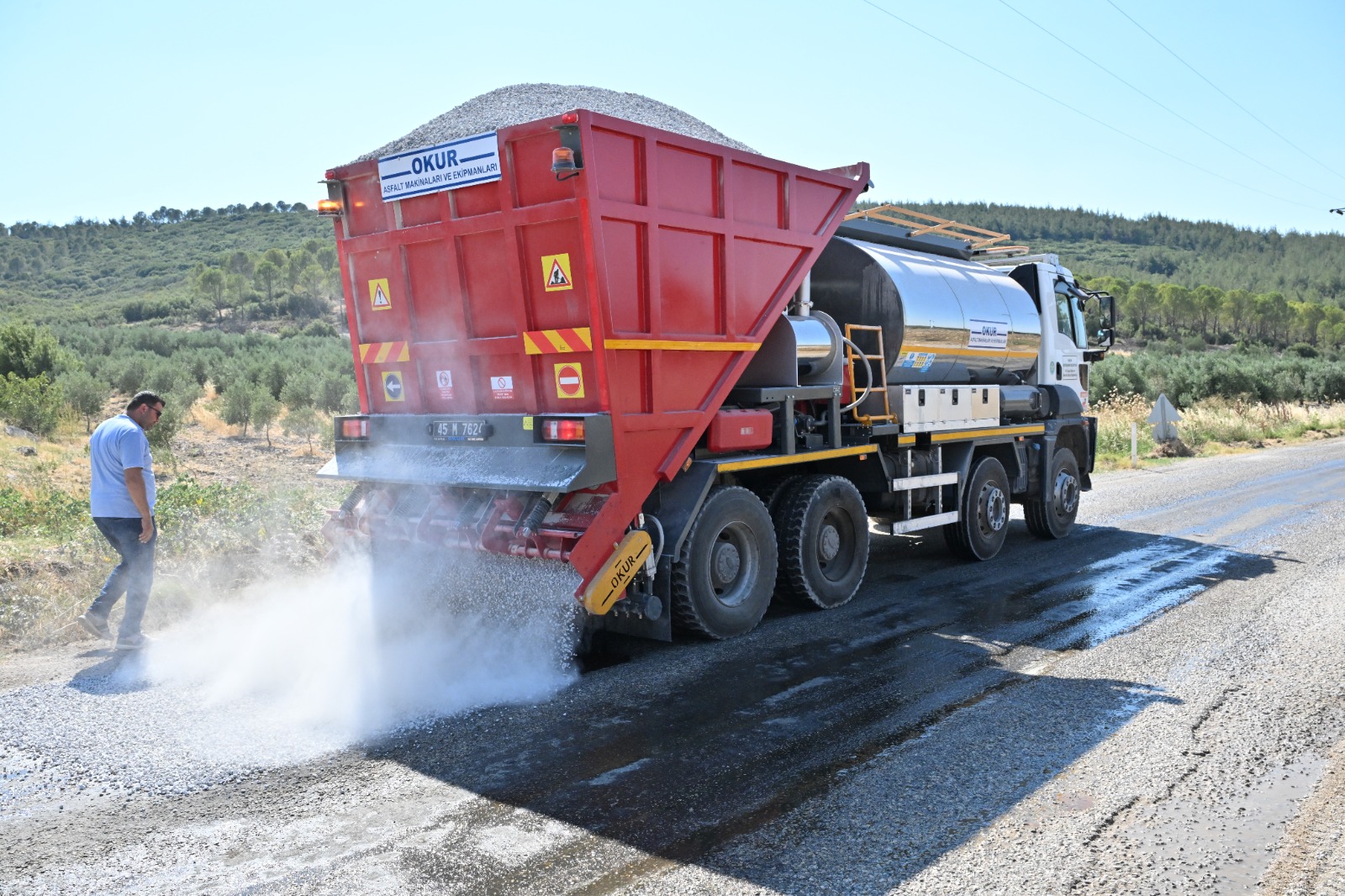 Büyükşehir’den Yüzde 30 Daha Uygun Maliyetli Yeni Nesil Asfalt Uygulaması