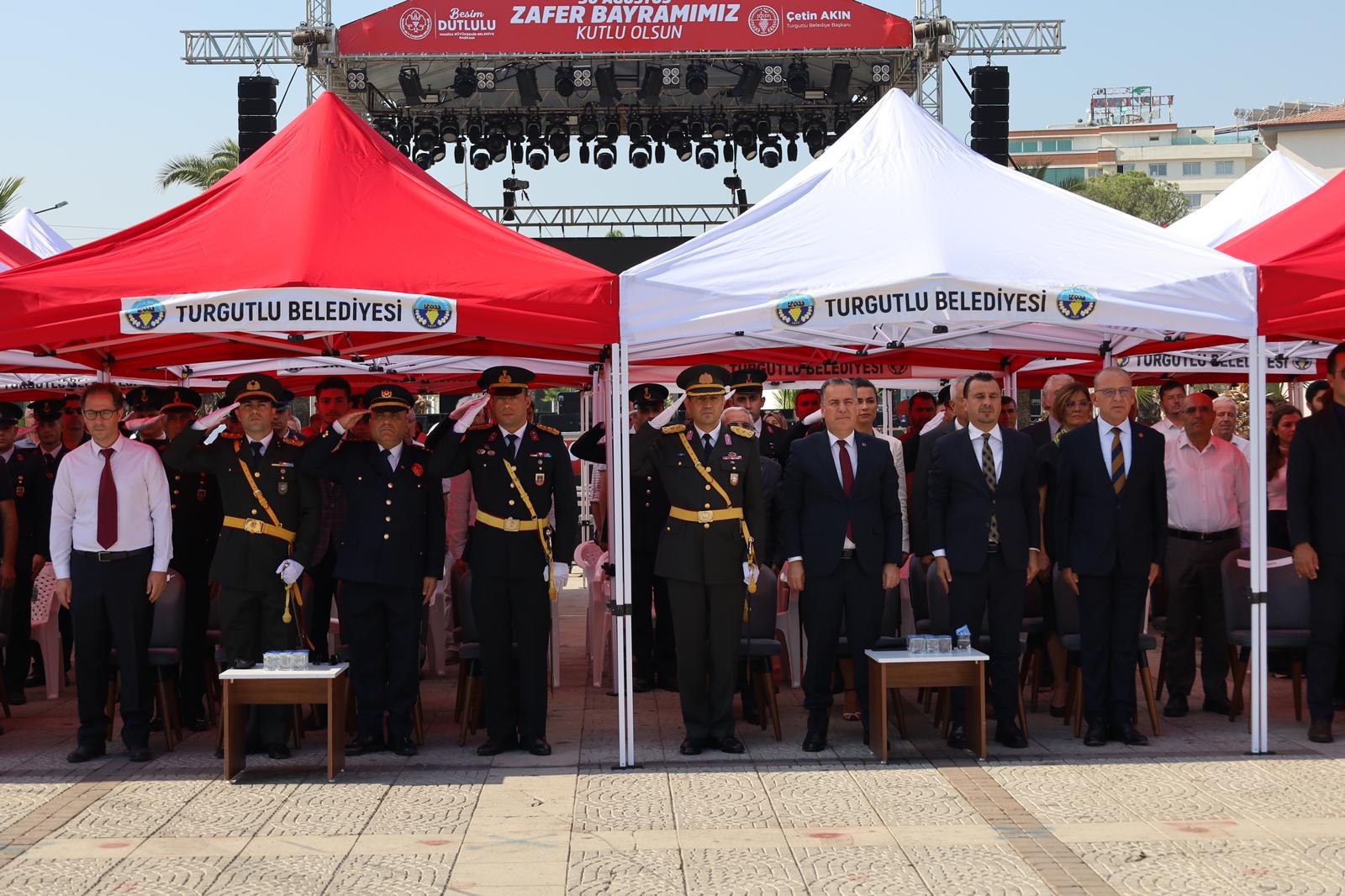 Turgutlu’da 30 Ağustos Zafer Bayramı’nın 103. Yıldönümü Coşkuyla Kutlandı