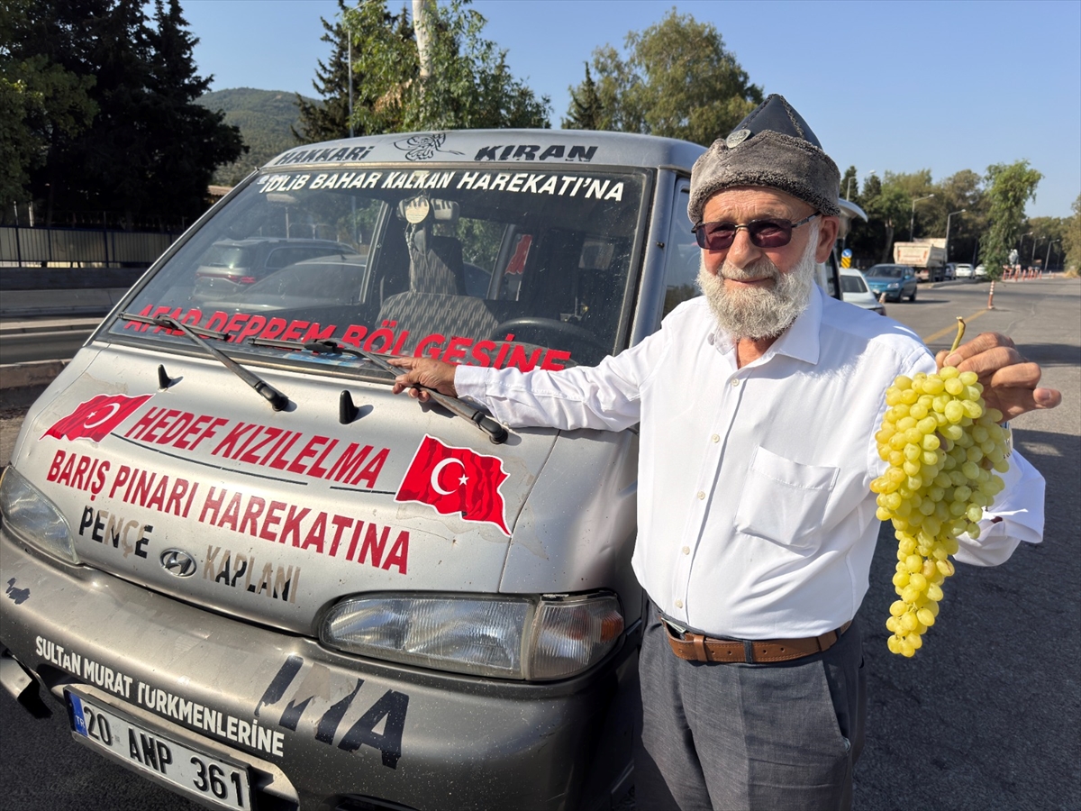 Askerlerin gönlünde taht kuran Elmacı Dede, İzmir’e üzüm getirdi
