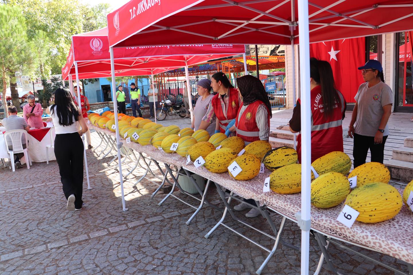 Manisa'da En Güzel Kavun Yarışması renkli görüntülere sahne oldu