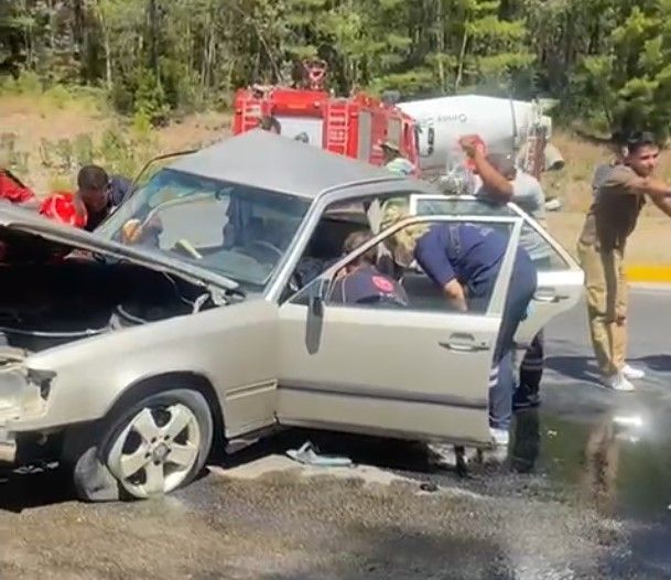 Ege’de trafik kazası: 1 ölü, 3 yaralı!