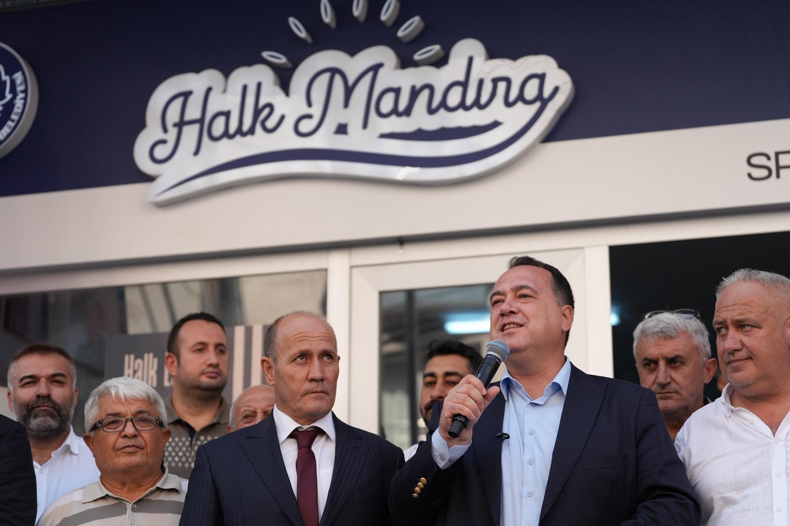 Halk Ekmek ve Halk Mandıra Ahmetli'de Hizmete Açıldı