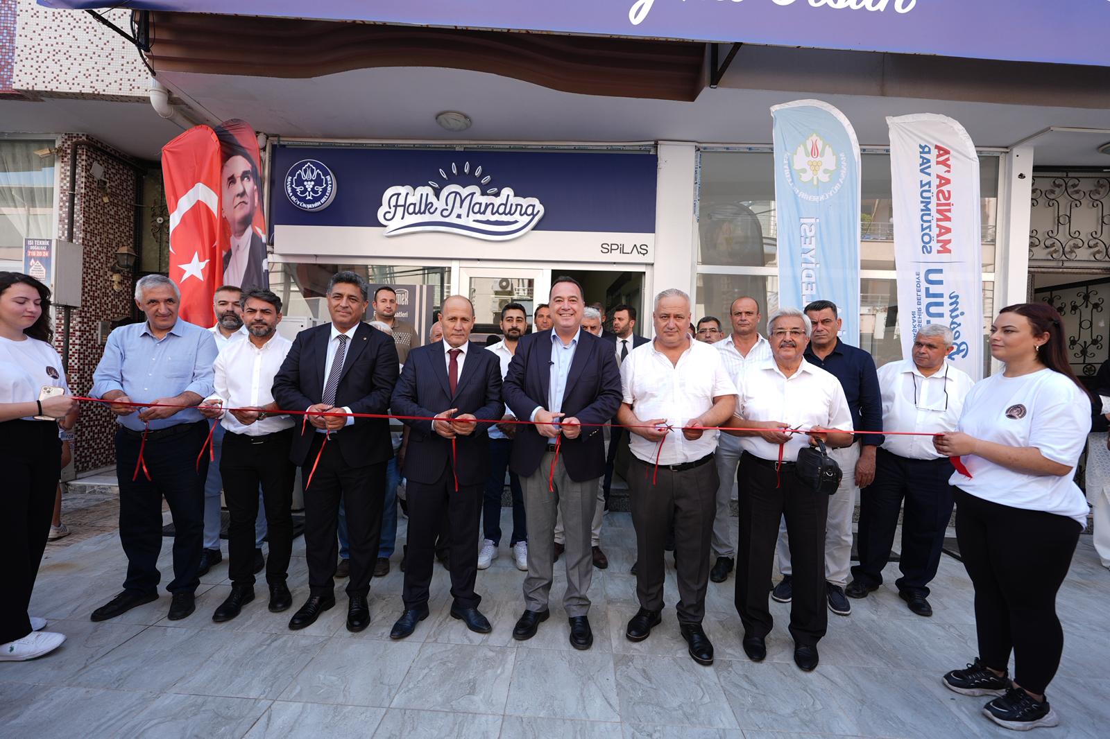 Halk Ekmek ve Halk Mandıra Ahmetli'de Hizmete Açıldı