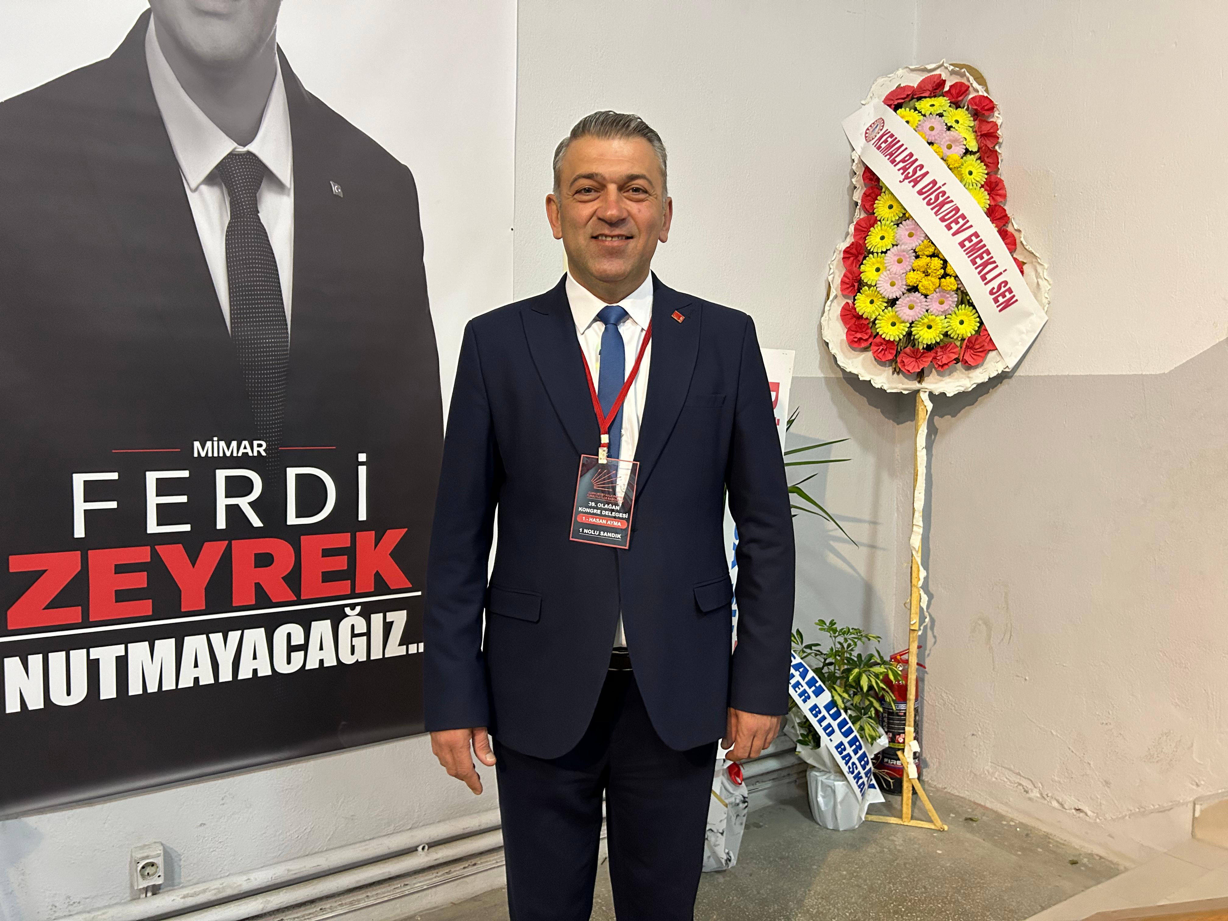 CHP’de Hasan Ayma yeniden başkan