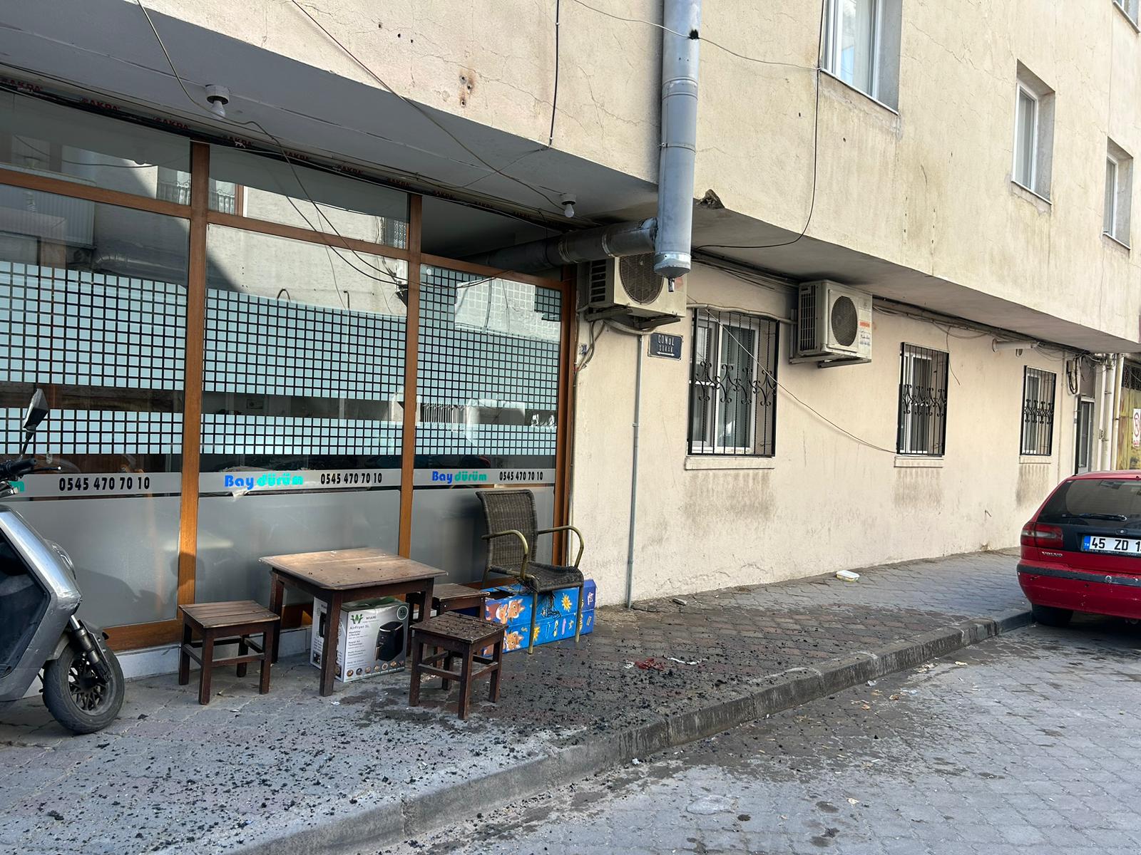 Turgutlu’da iş yerinde korkutan baca yangını