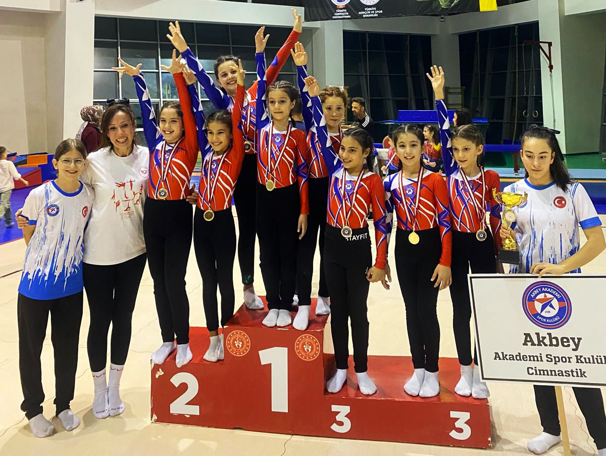 Akbey Akademi Cimnastik Yine Zirvede!