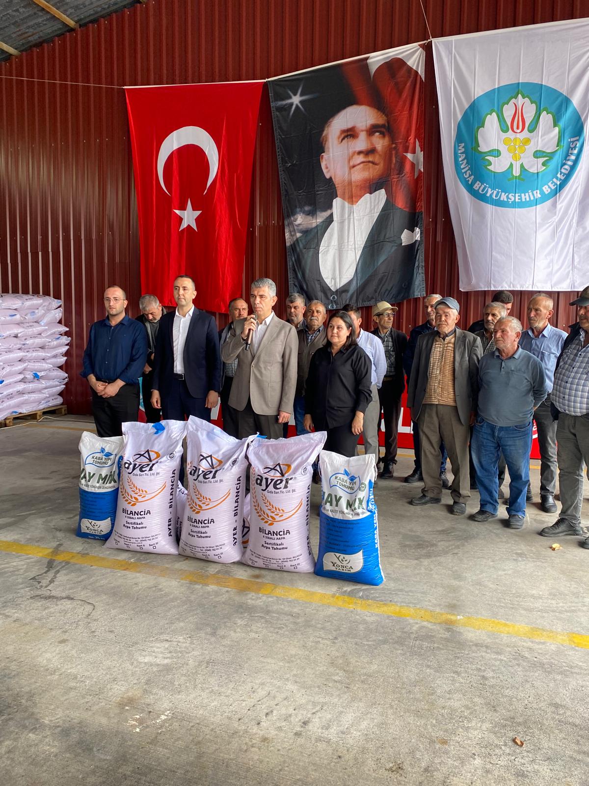 Büyükşehir’den Üreticilere 525 Ton Hububat ve Yem Tohumu Desteği