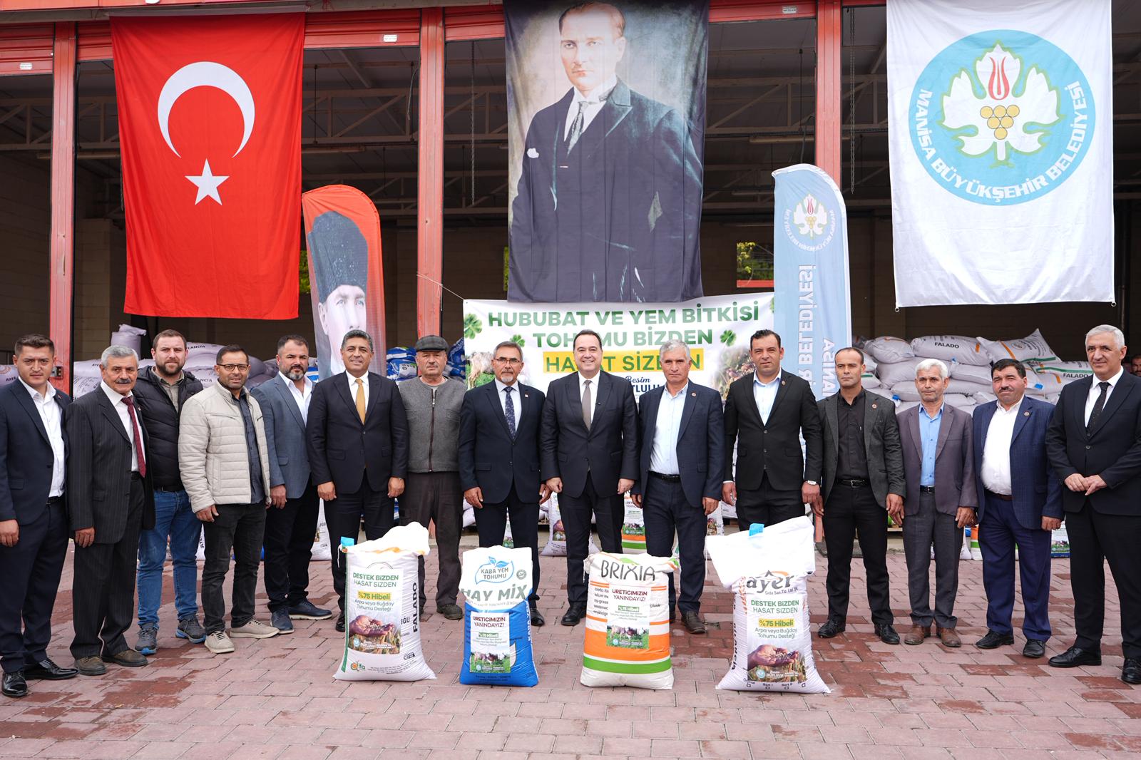 Büyükşehir’den Üreticilere 525 Ton Hububat ve Yem Tohumu Desteği
