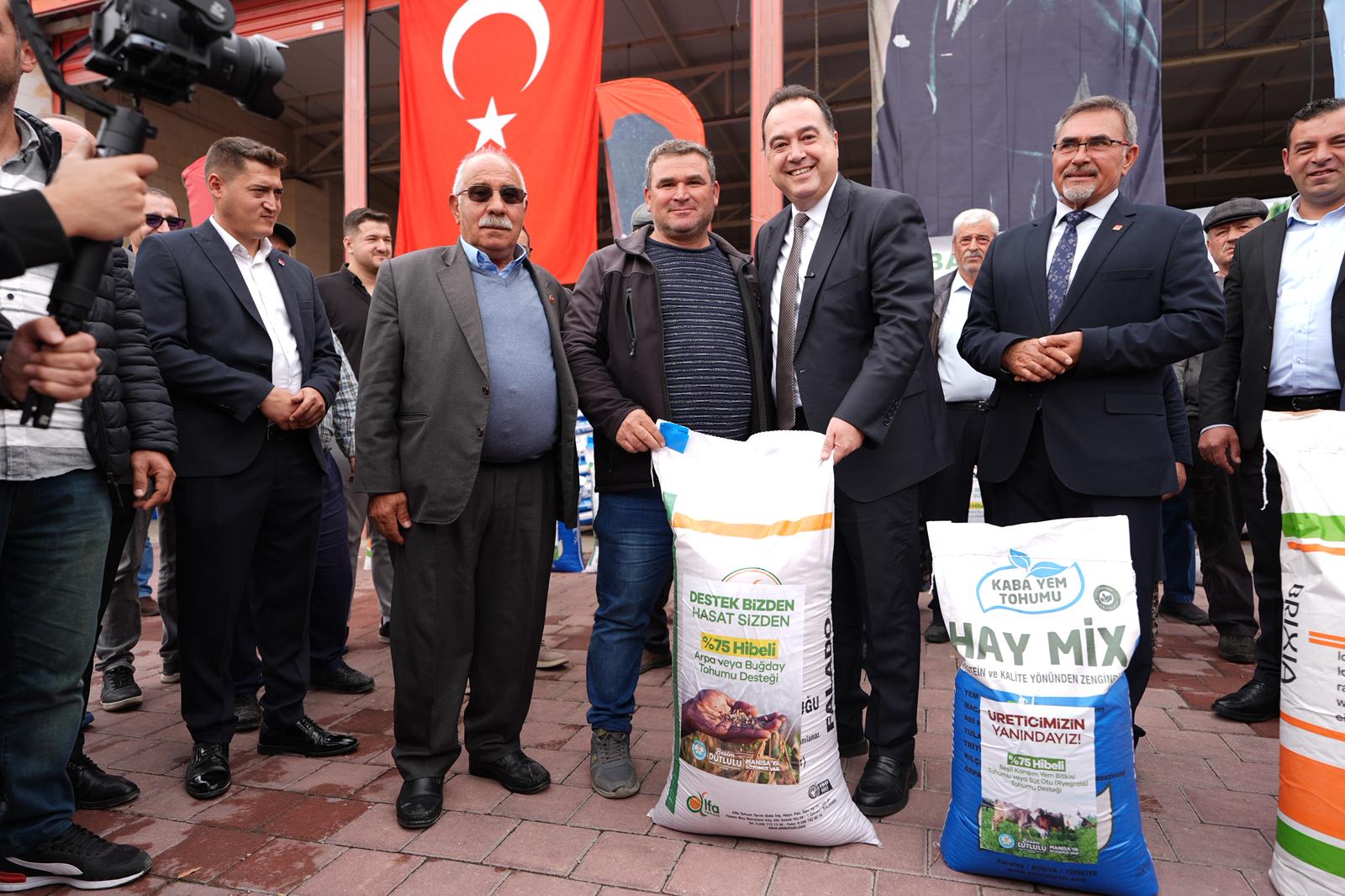 Büyükşehir’den Üreticilere 525 Ton Hububat ve Yem Tohumu Desteği