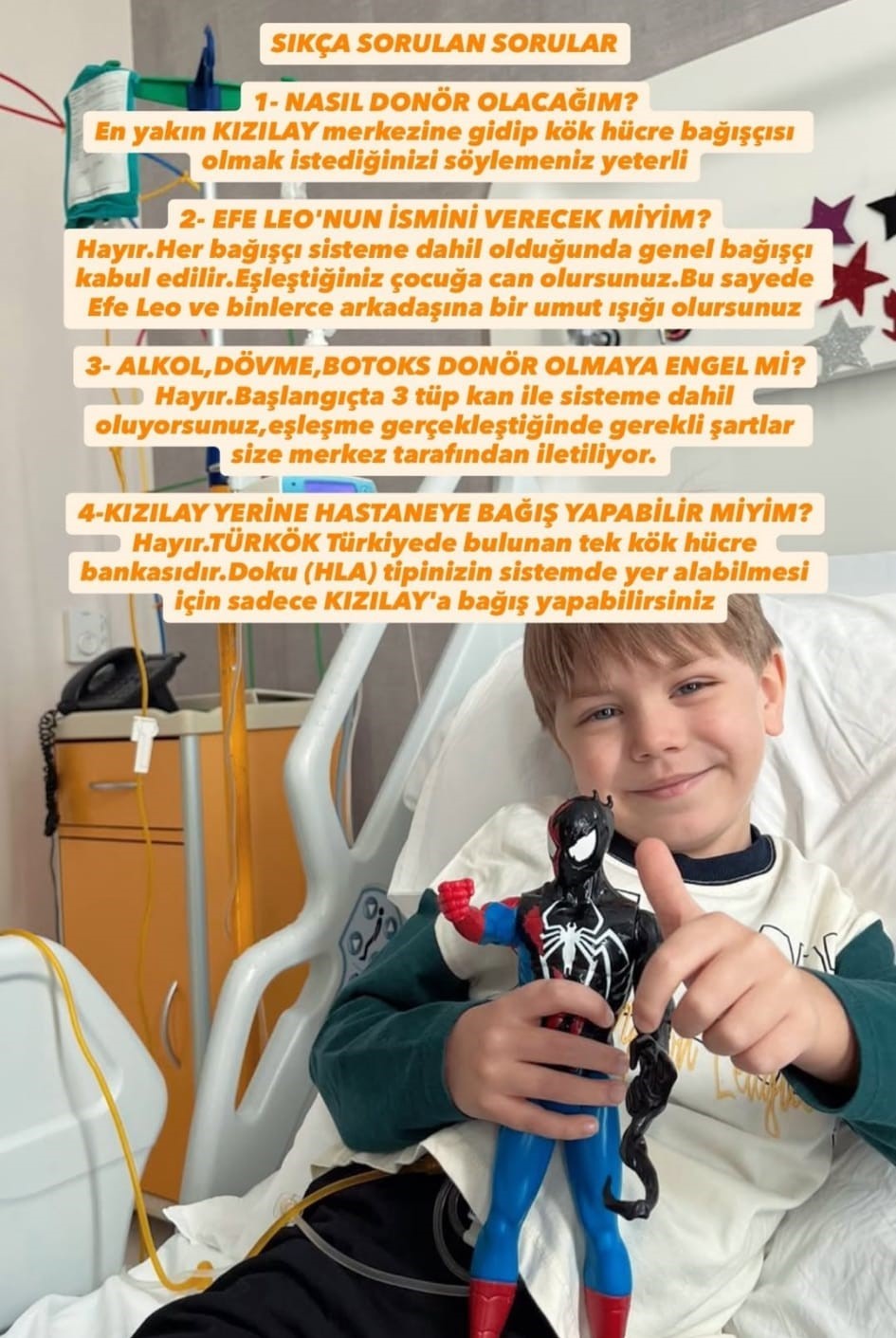 Turgutlu’da Lösemili Efe Leo İçin Bağış Çağrısı