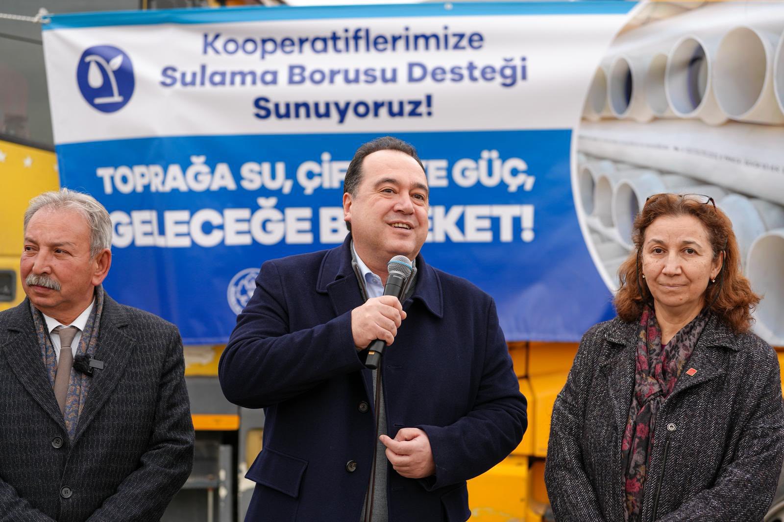 Manisa Büyükşehir Tarımsal Yatırımları Sürdürüyor