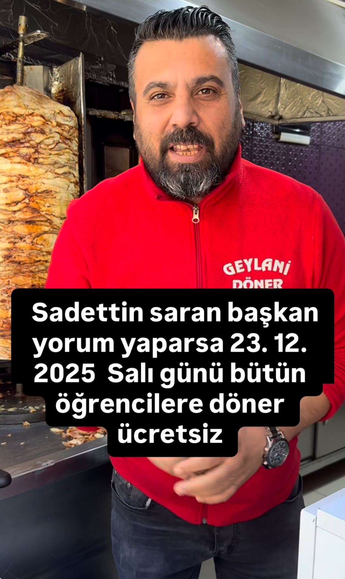 Sadettin Saran Kayıtsız Kalmadı: İzmirli Dönercinin Sözü Gündem Oldu
