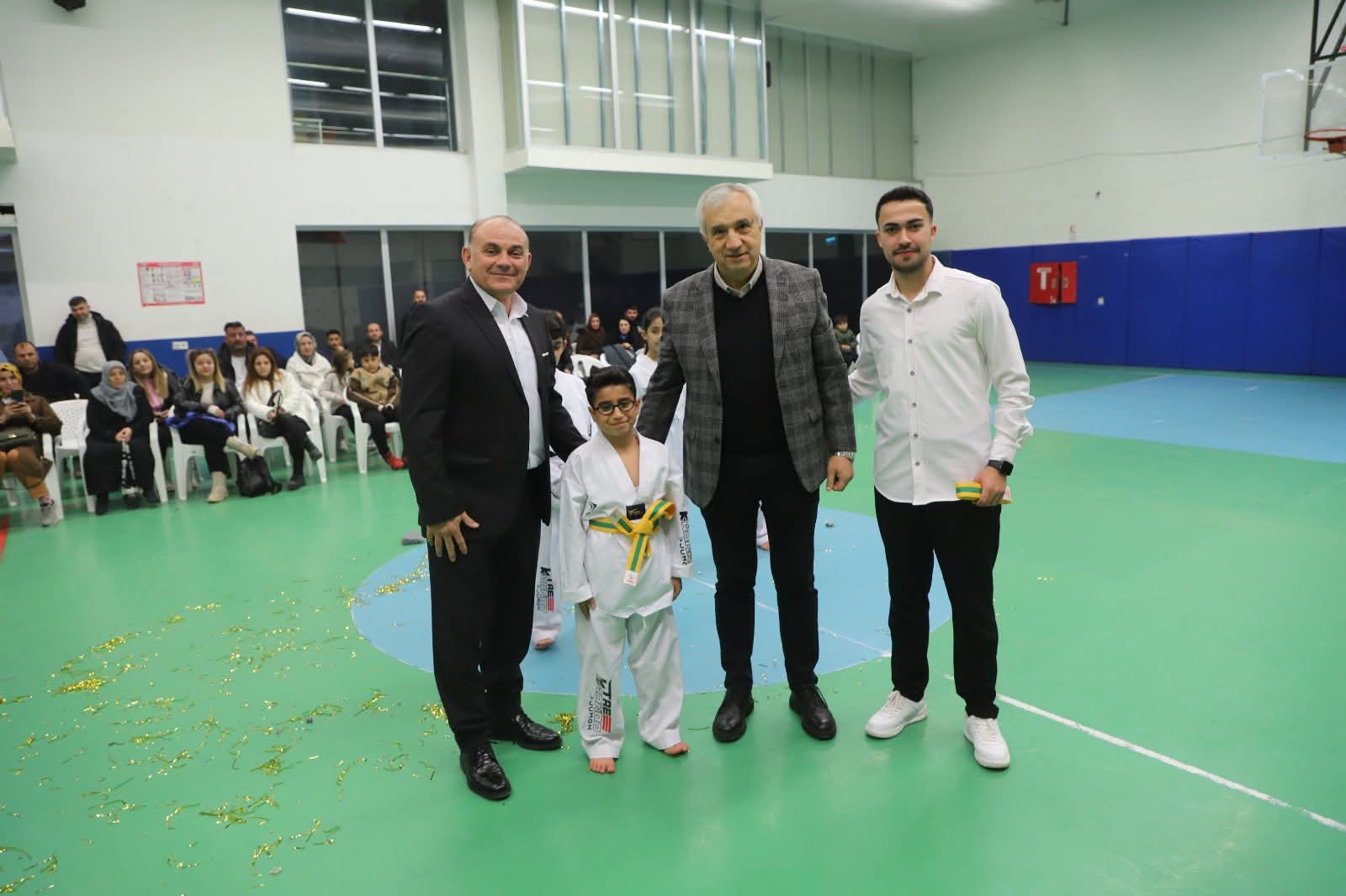 YGZ Taekwondo’da ilk kuşak sınavı heyecanı yaşandı