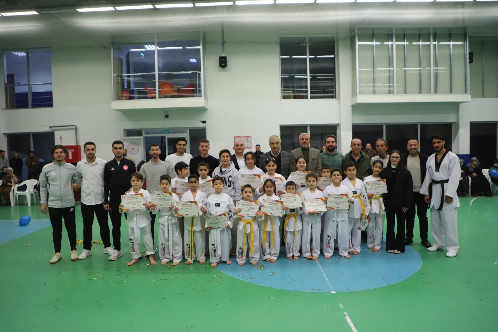 YGZ Taekwondo’da ilk kuşak sınavı heyecanı yaşandı