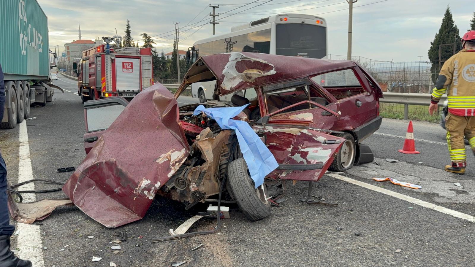 Turgutlu’da feci kaza: 1 ölü
