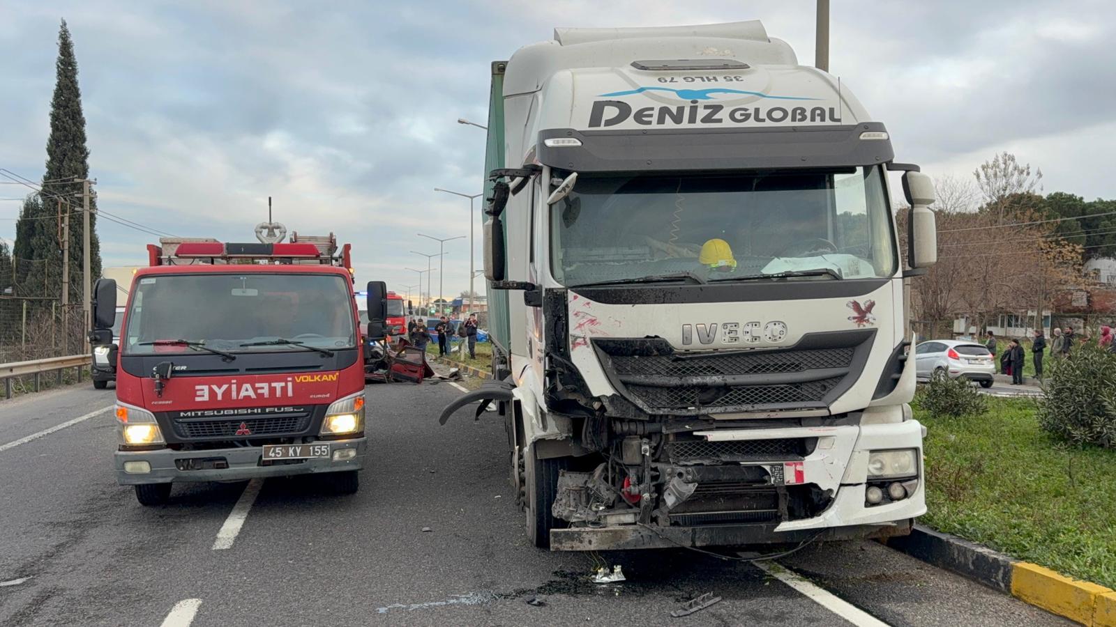 Turgutlu’da feci kaza: 1 ölü