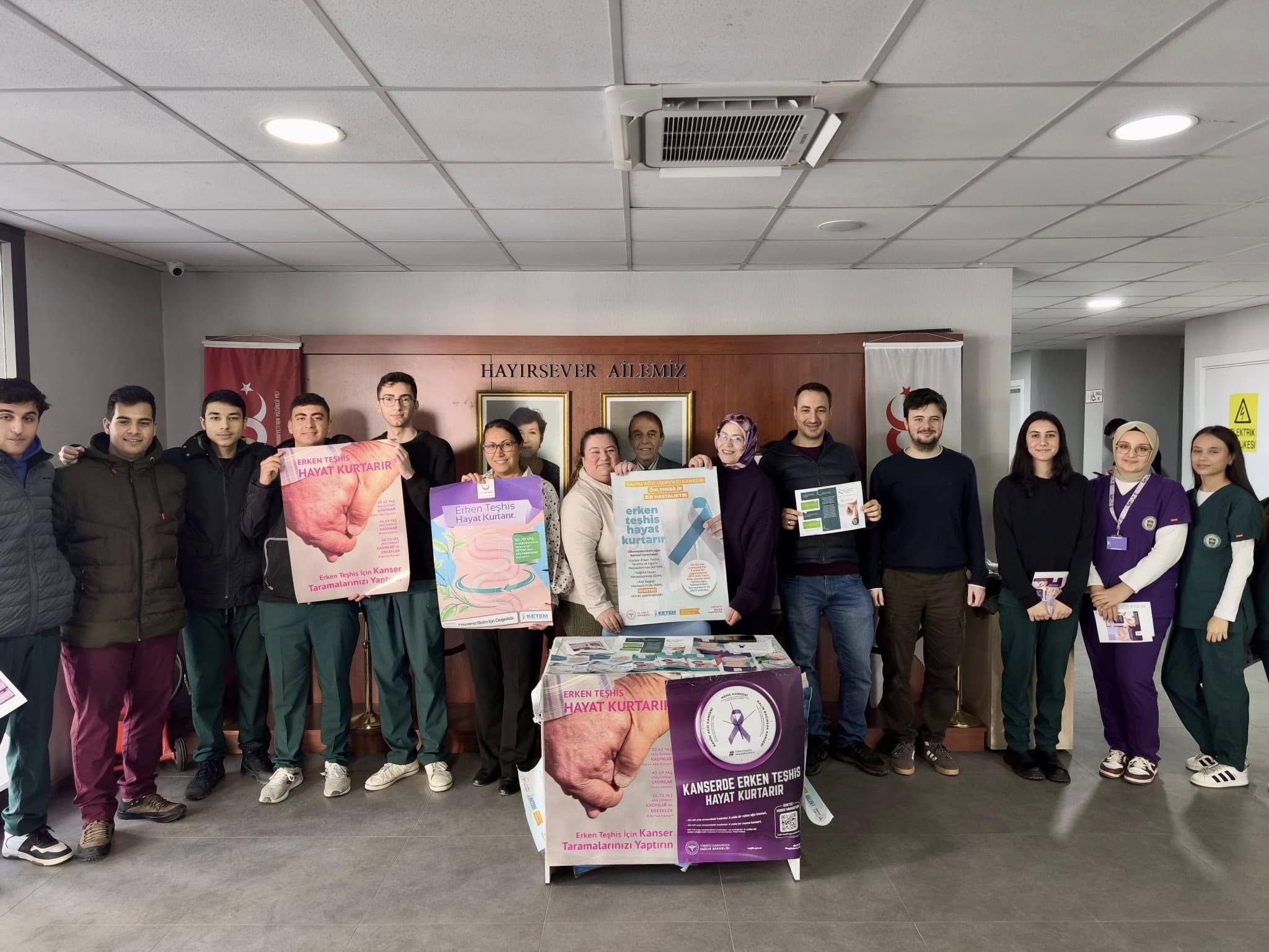 Turgutlu İlçe Sağlık'tan 'Dünya Kanser Günü' Farkındalık Çalışmaları