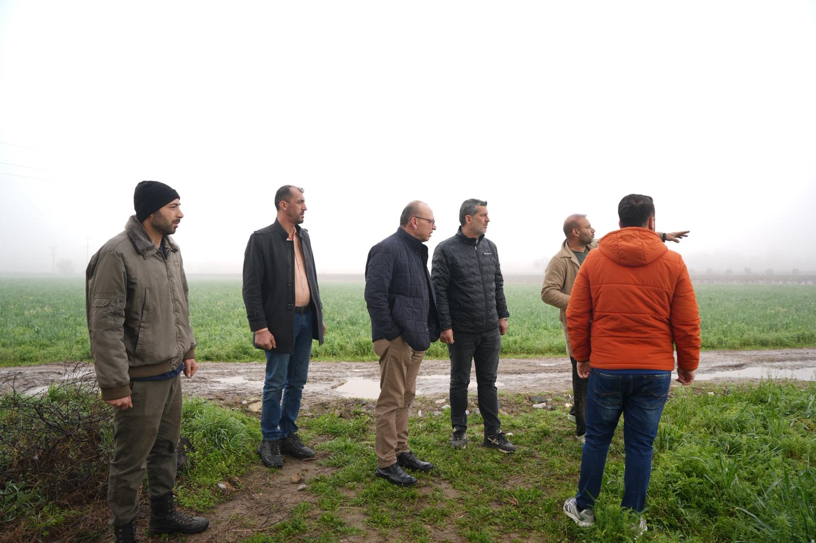 Başkan Çetin Akın’dan Yağış Sonrası Sahada Yoğun Mesai