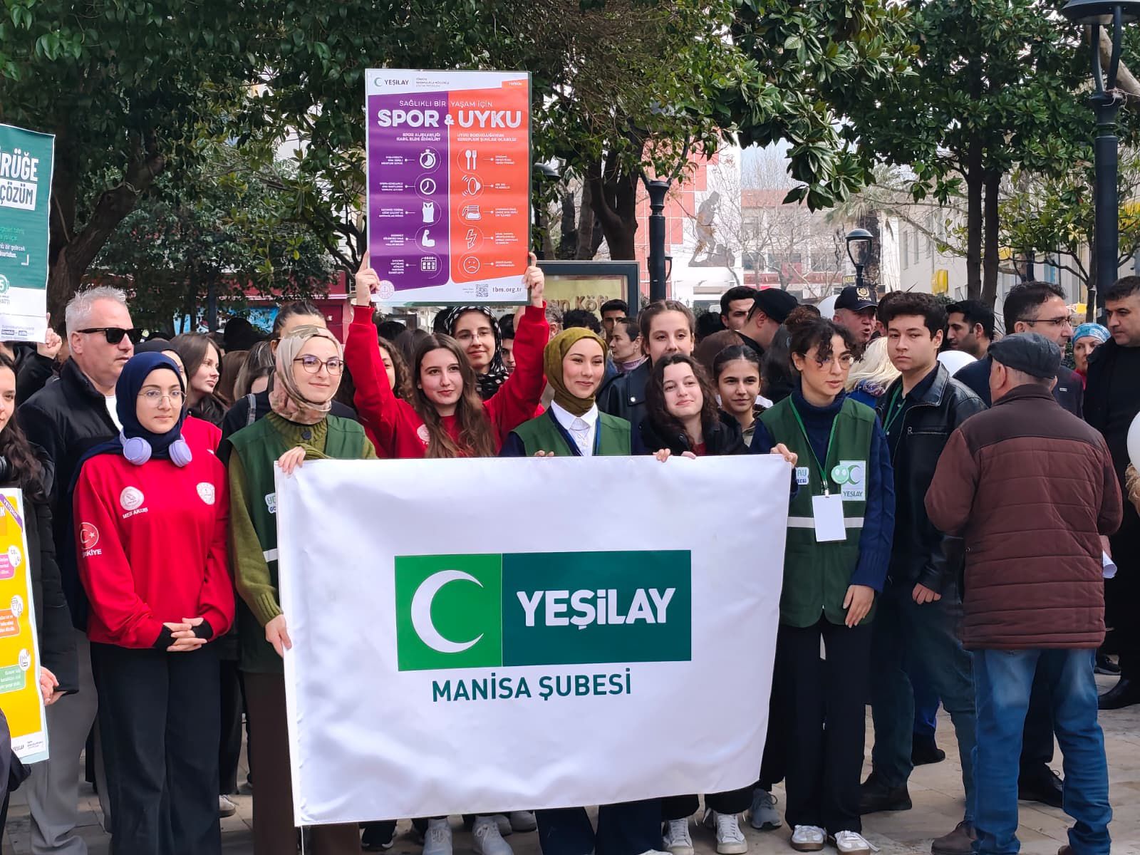 Manisa Bağımlılıkla Mücadele Platformu 9 Şubat Yürüyüşüne Katıldı