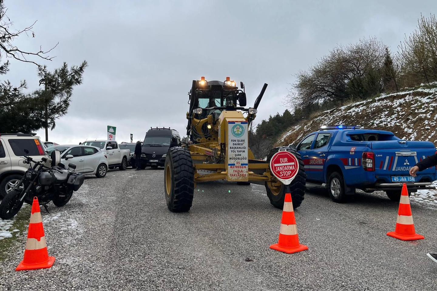 Manisa’da kar yağışı etkili oldu
