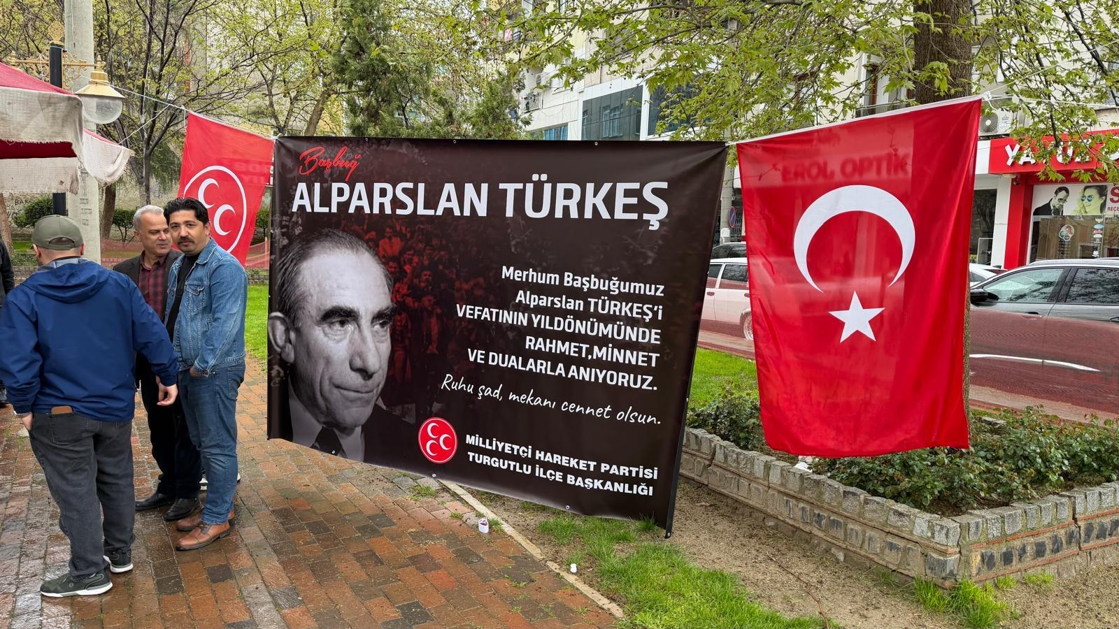 Alparslan Türkeş Turgutlu'da dualarla anıldı