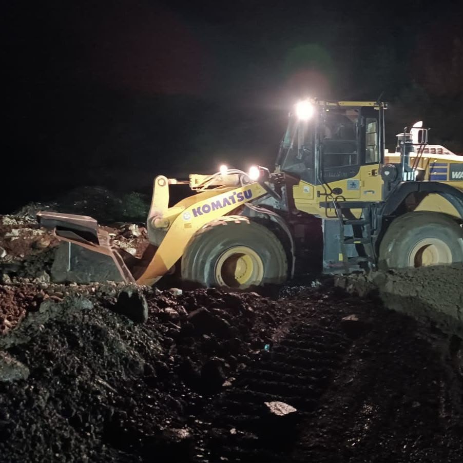 Büyükşehir Sel Vuran İlçede Gece Gündüz Çalışıyor