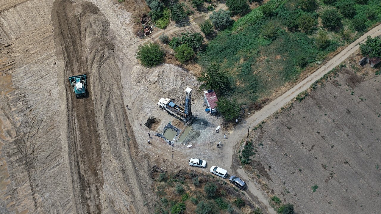 Turgutlu'nun iki mahallesinde yeni içme suyu sondaj çalışmaları