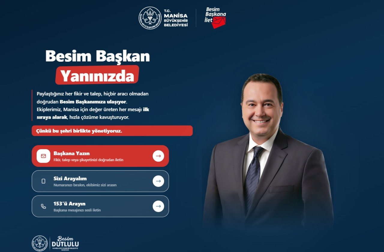 Manisa’da Ortak Akıl Dönemi: 'Besim Başkan'a İlet'