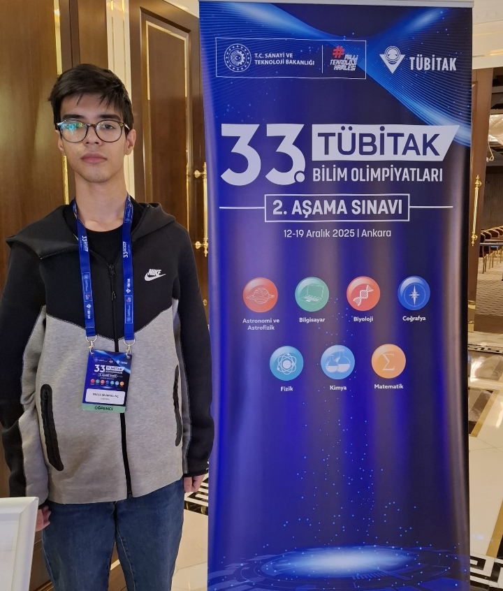 Turgutlulu Öğrenciden TÜBİTAK Bilim Olimpiyatları’nda Üst Üste İkinci Başarı