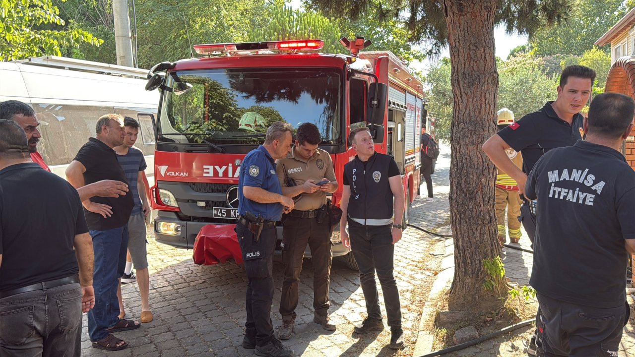 Ergenekon'da korkutan ev yangını!