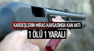Manisa'da kardeşlerin miras kavgasında 1 kişi öldü, 1 kişi yaralandı