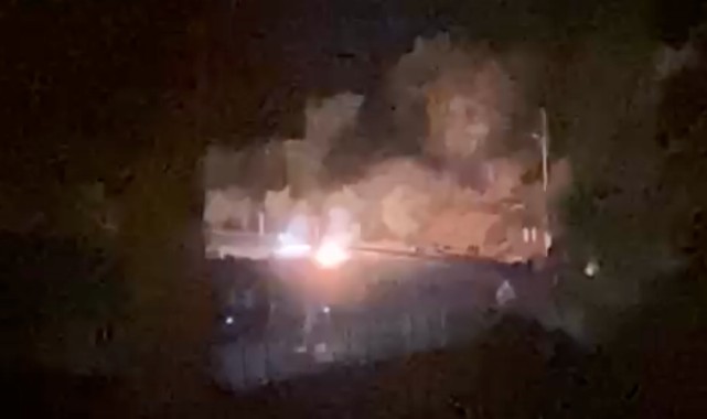 Patlama sesleri panik yarattı