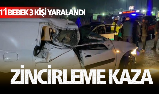 Yanık tedavisinden dönen bir yaşındaki bebek trafik kazasında yaralandı