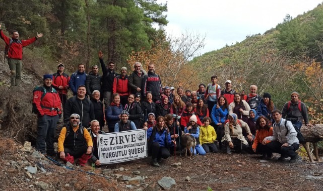 Zirve dağcıları Süreyya Tabiat Parkı'ndaydı