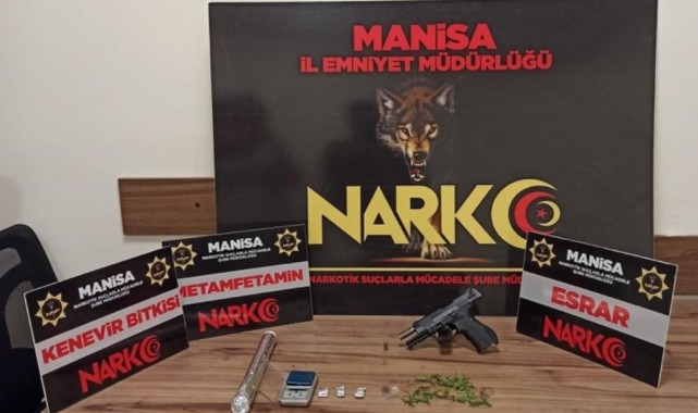 Manisa'da uyuşturucu operasyonunda 1 tutuklama