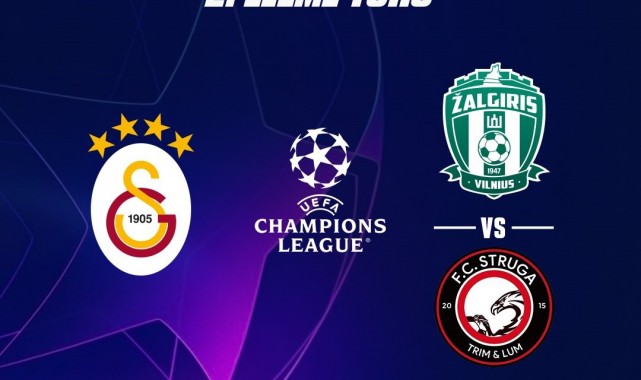 Galatasaray, Zalgiris Vilnius - FC Struga eşleşmesinin galibiyle karşılaşacak