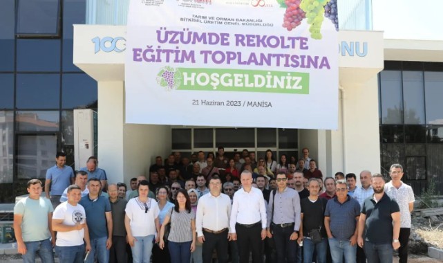 Üzümde rekolte tahmini eğitimi verildi
