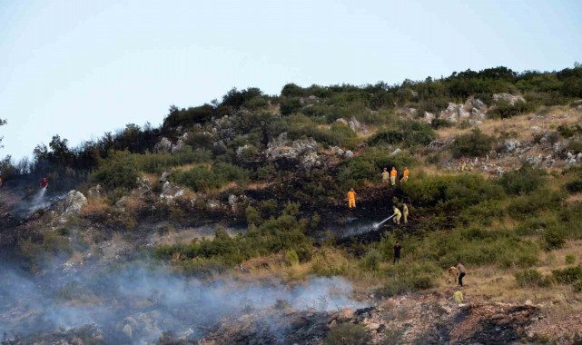 Kırkağaç'ta korkutan orman yangını