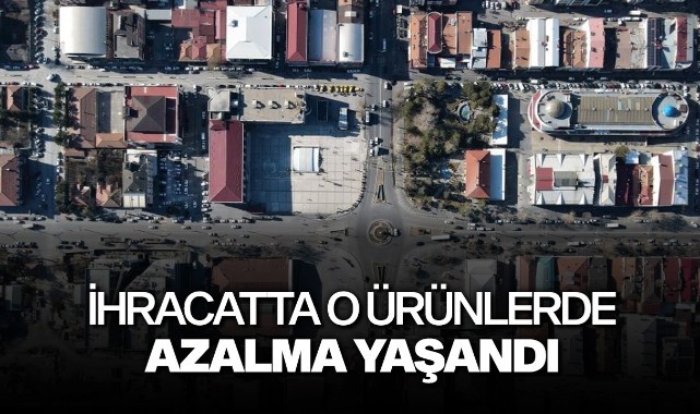 İhracatta o ürünlerde azalma yaşandı